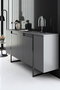 Hanah Home Conjunto de Muebles de Salón Luxe en Nogal y Negro